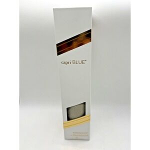 Capri Blue Pumpkin Dulce Reed Diffuser 8 Fl Oz Silver Glass Home Fragrance
